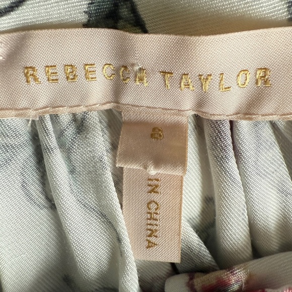 Rebecca Taylor Esmee Floral Dress silk blend size 8 - Picture 10 of 16